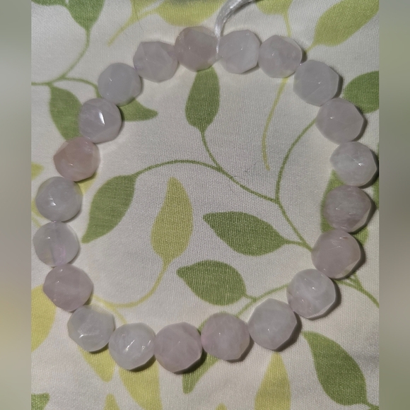 10mm Pink Quartz Bracelet - Picture 8 of 10